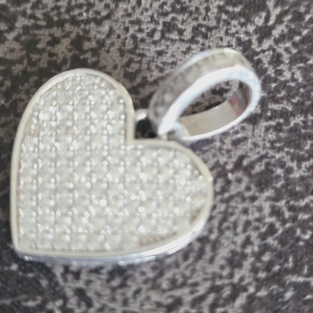 Silver Heart Pendant 925 silver - Picture 4 of 6